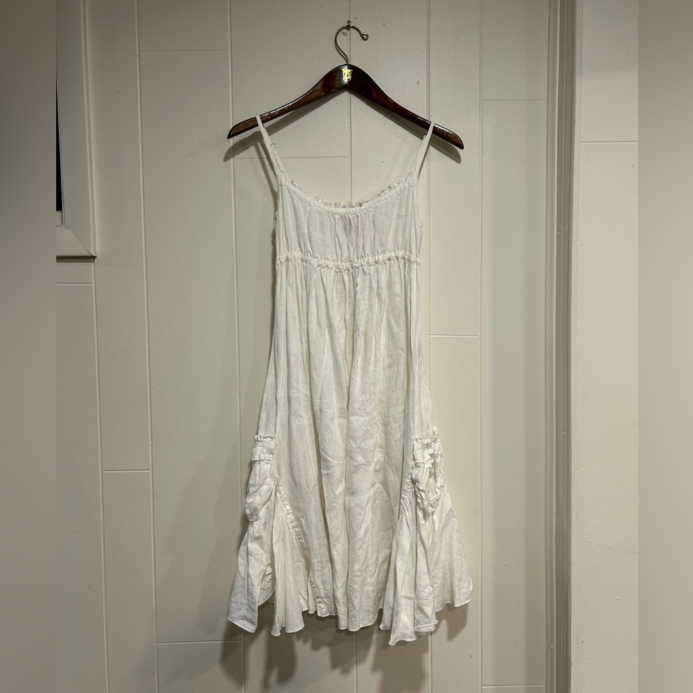 Juicy Couture White Sundress Boho Babydoll Style size P